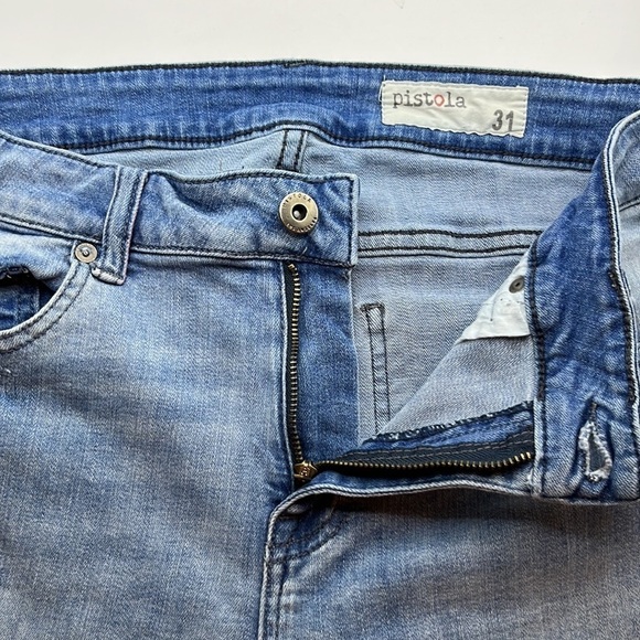 Pistola Ankle Crop High Rise Zipper Hem Size 31 - Picture 16 of 16